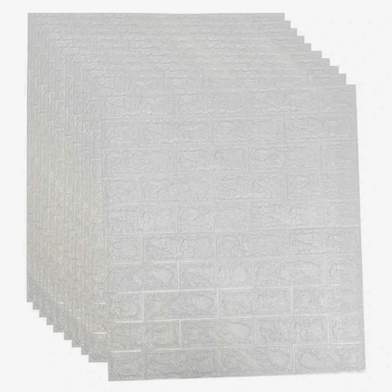 10 Self-Adhesive Grey Panels 77x70 cm