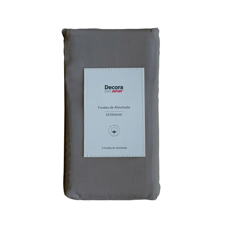 Funda Almohada Gris Osc 49X69Cm 100% Alg