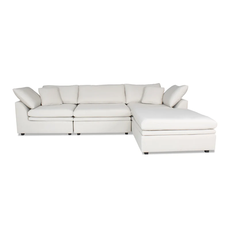 Sala Funcional Vicka Velvet Serena Crema