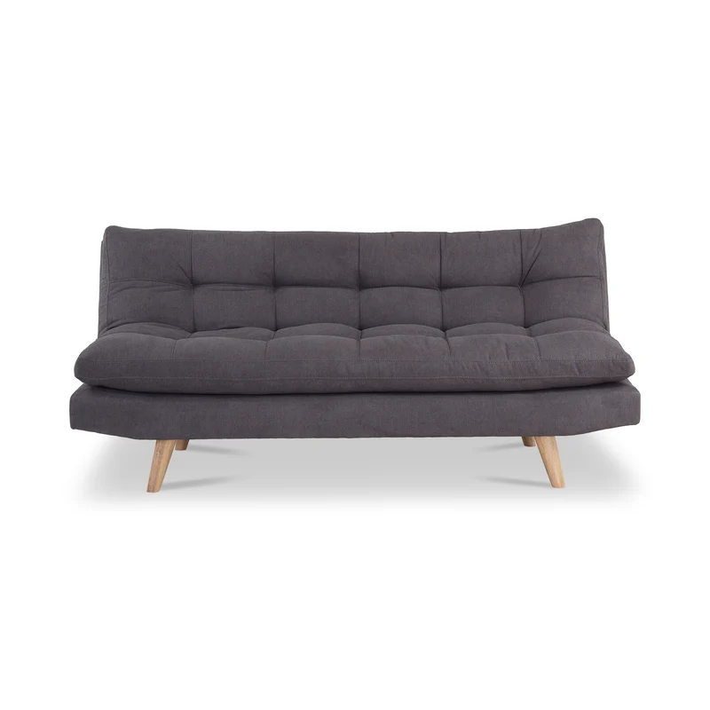 Sofá Cama Nix Microfibra Gris, Natural