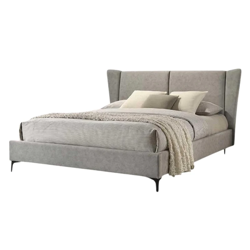 Cama Doble Amber Gris