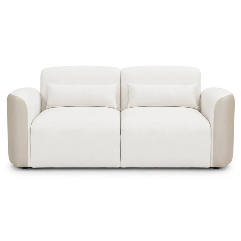 Sofa 3 puestos Vancouver Serena Marfil, Ceniza