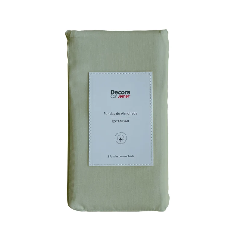 Funda Almohada Gris Aqua 49X69 100% Alg