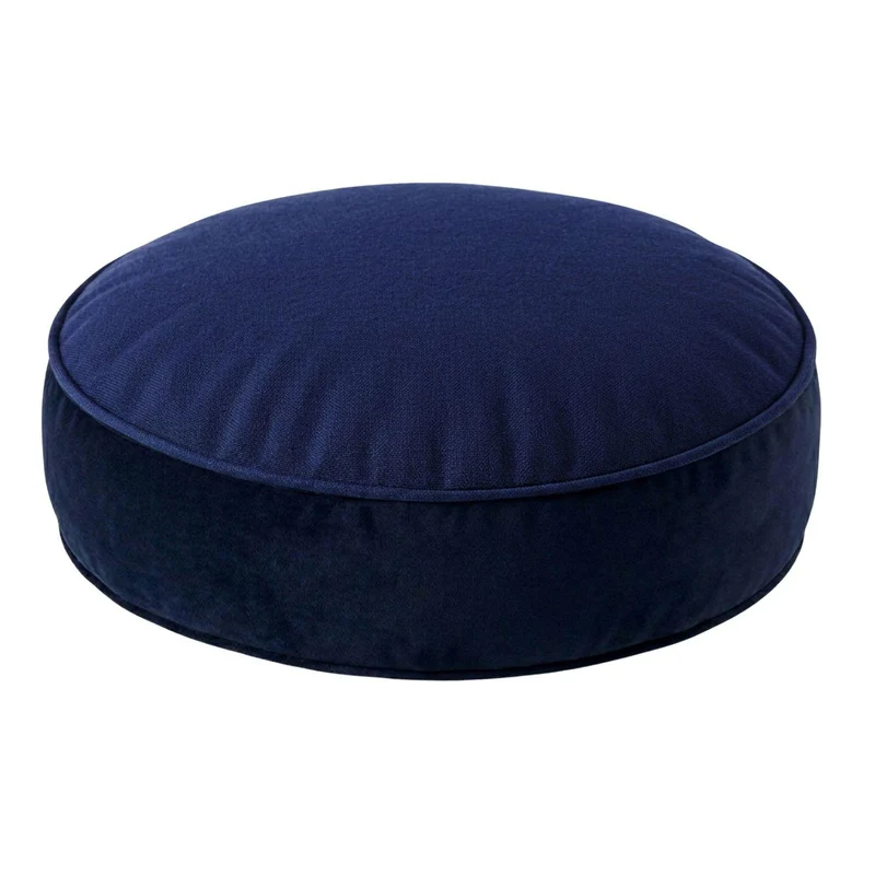 Cojin 38X8 Redondo Scarlett Azul Navy