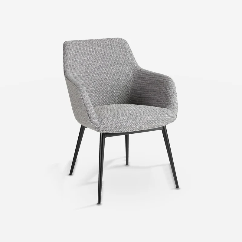 Grey fabric chair