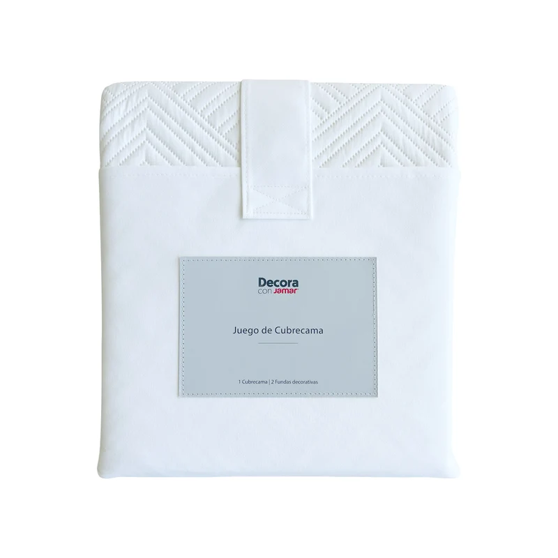 Cubrelecho Blanco Lum Dbl Micrf 100%
