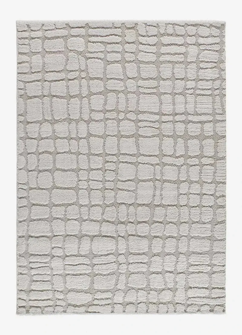 Juno 13 Scandinavian style rug with stone-colored relief