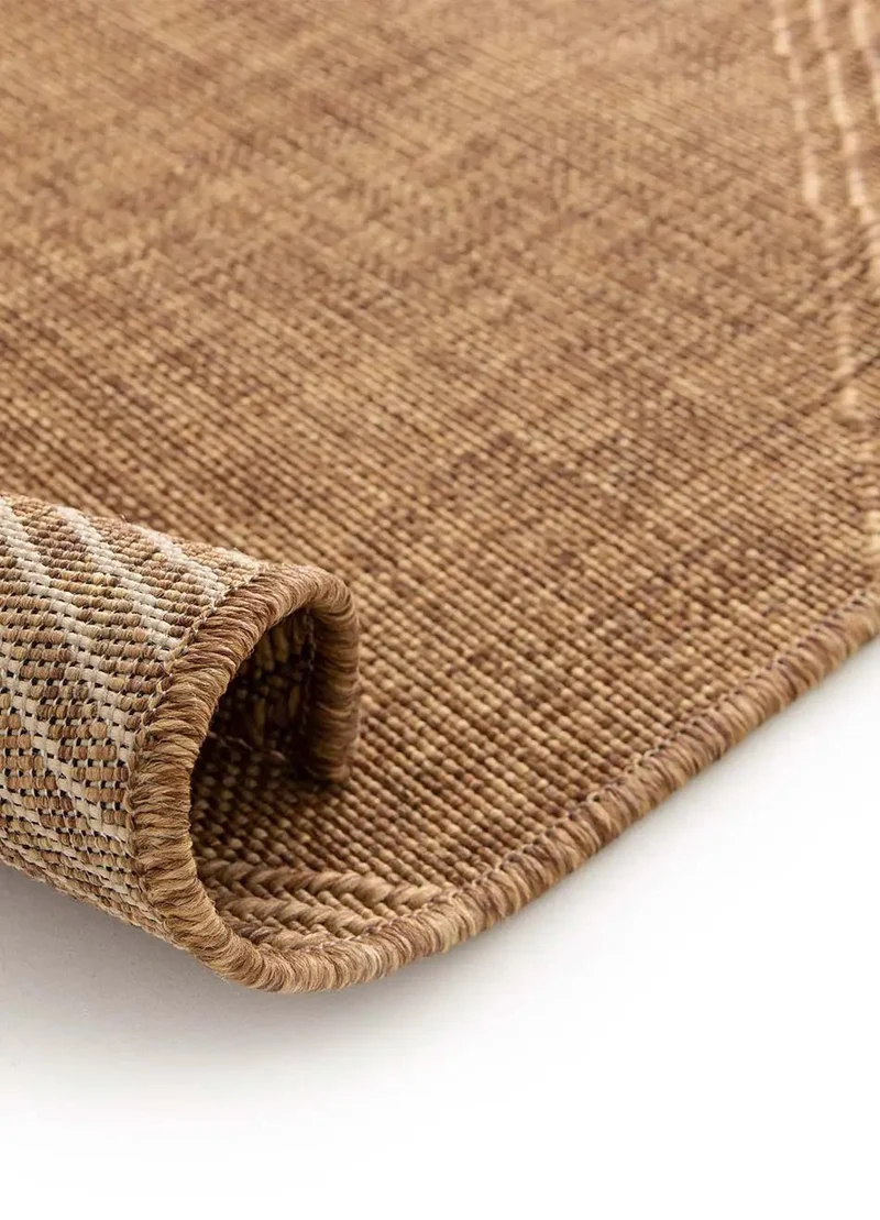Guinea 28814 rug with geometric style, jute look in natural color