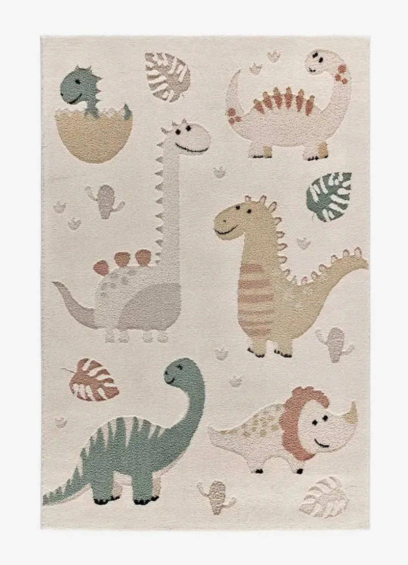 Clown 2351 children's rug with dinosaurs in multicolor
