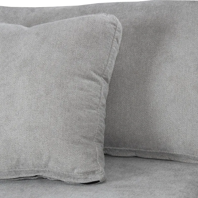 Juego de Sala Creta Velvet Impetu Plata, Negro 240 Mts