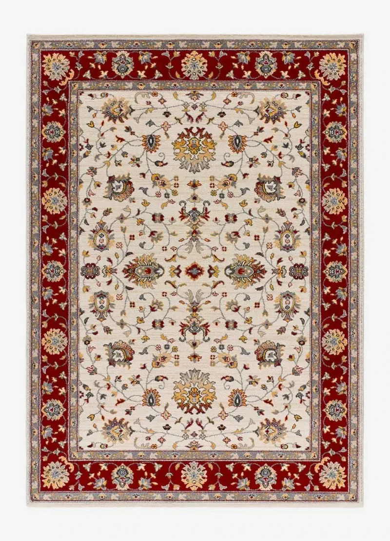Classic 12505 classic-style rug in cream