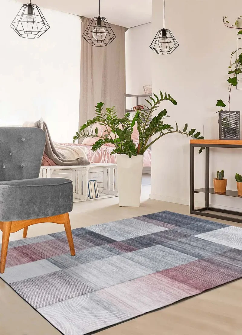 Class 21091 geometric style rug in grey