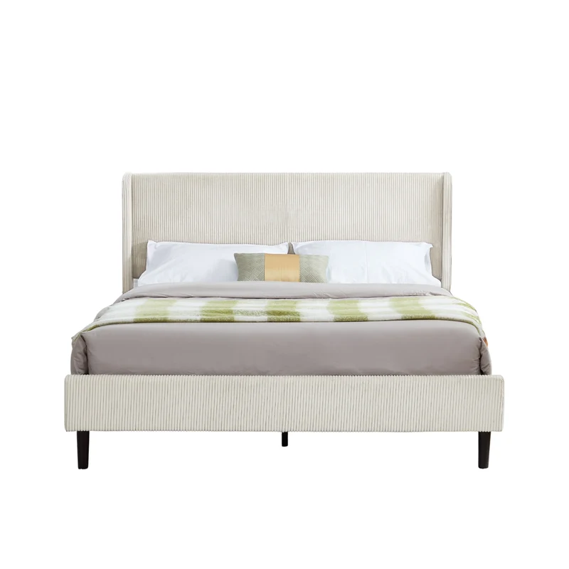 Combo Cama Doble Alicante Crudo + Colchón Valencia Pillow Top
