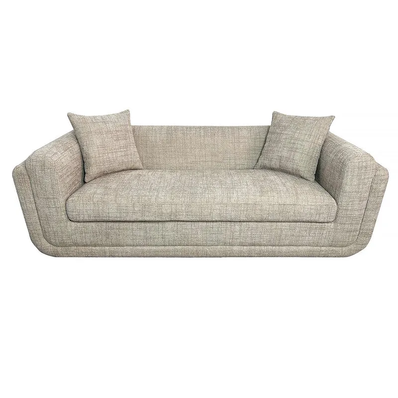Sofá 3 Puestos Aspen Chenille Taupe