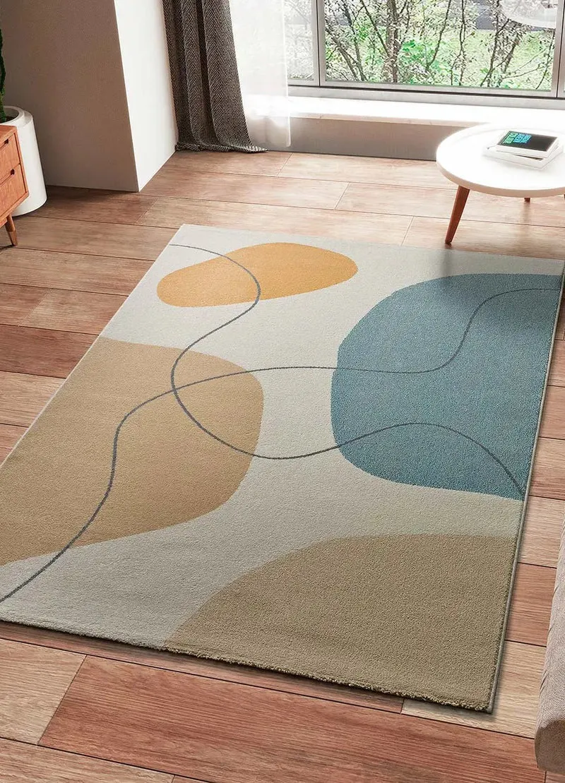 New York 12321 rug in modern style, multicolour