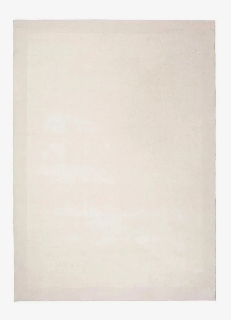 Montana plain rug in minimalist style, white