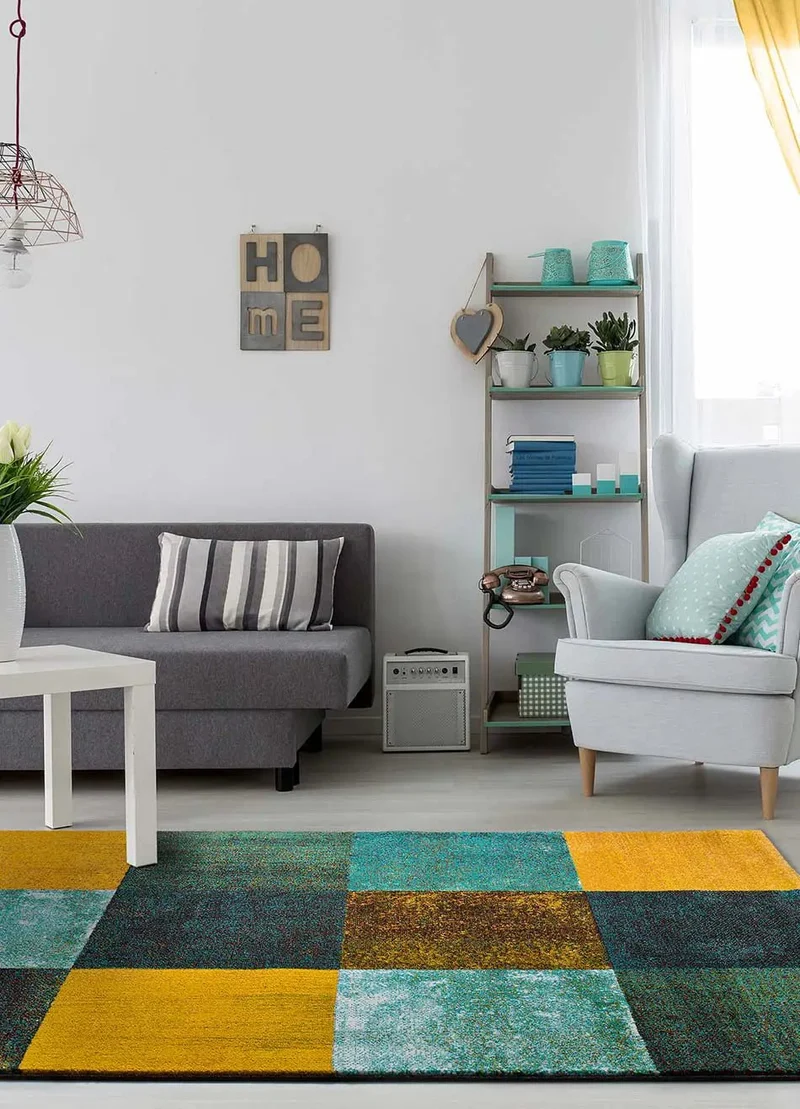 Moar 16187 rug in geometric style, multicolour