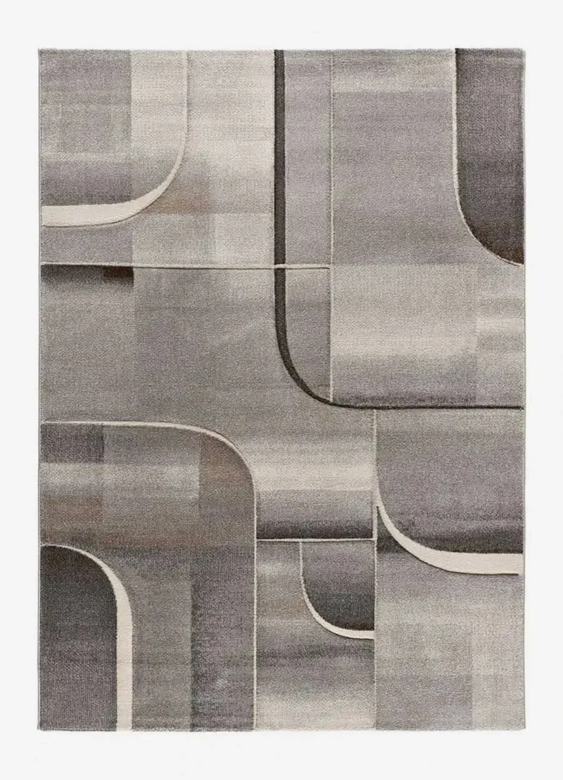 Medel 40379 abstract style rug in grey