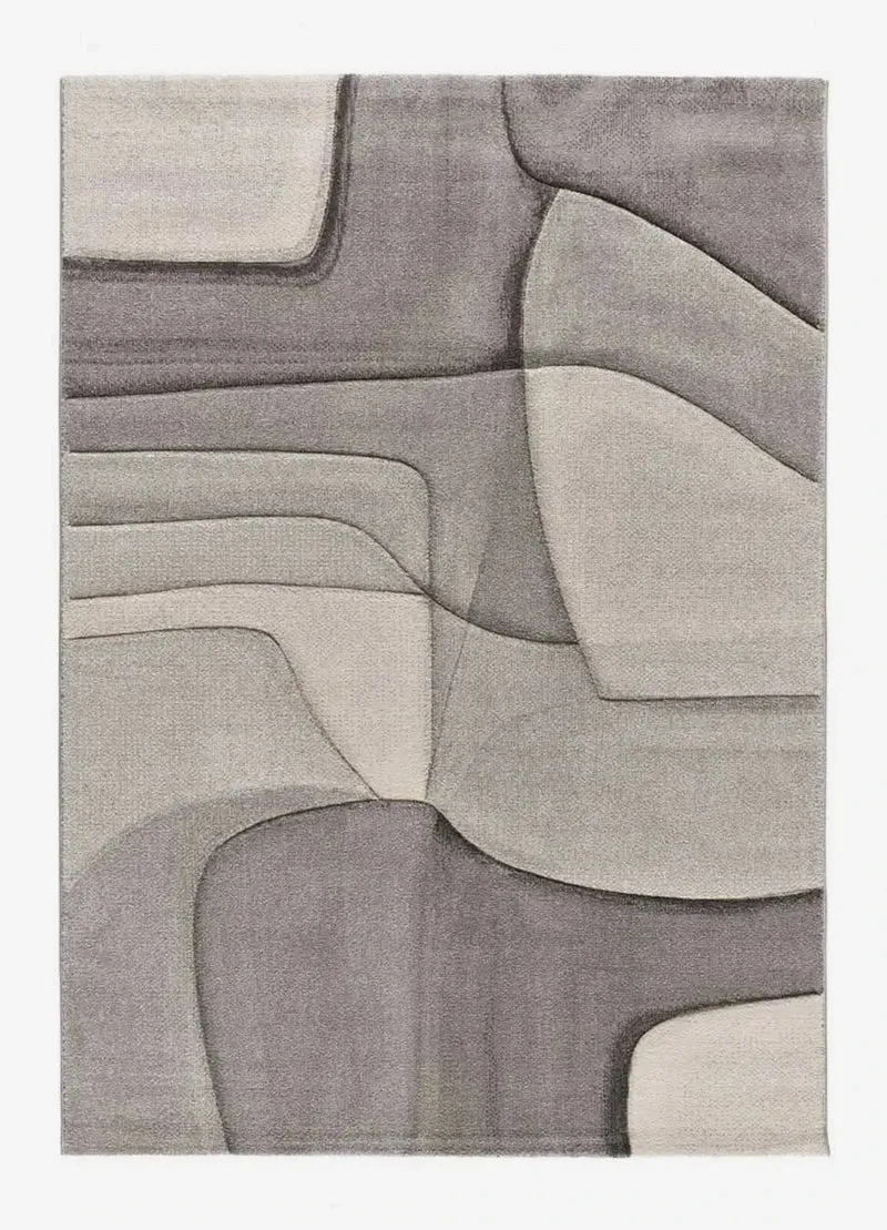 Medel 40378 abstract style rug in grey