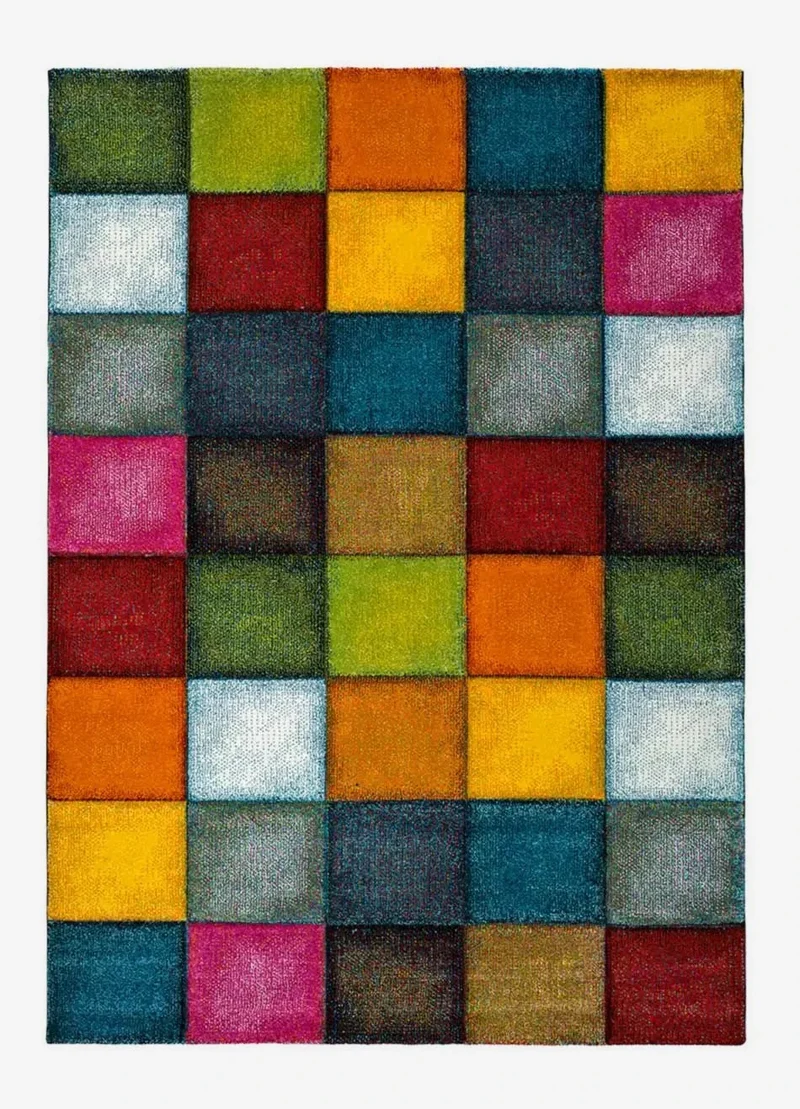 Matrix 22605 geometric style rug in multicolor