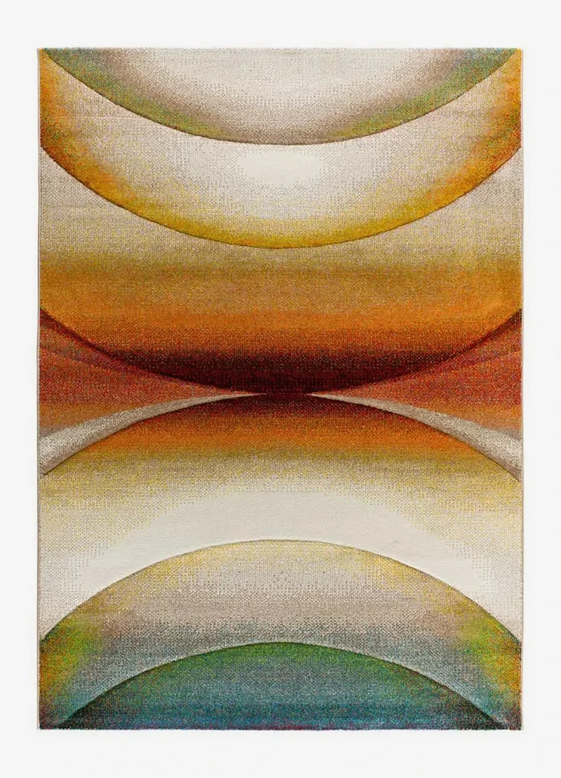 Libet 40400 abstract style rug in multicolor