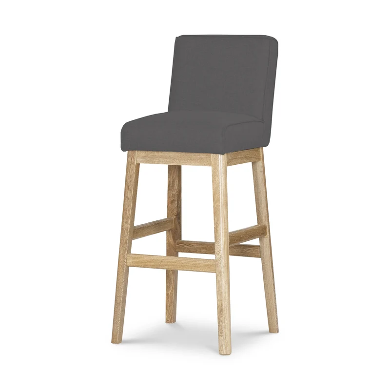 Set X2 Silla Bar Gael Microfibra Kazan Gris, Natural
