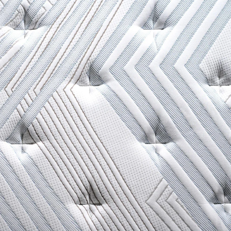 Combo Cama King Celestia Eurolino Perla, Champaña + Colchón King Infinit Pillow Top