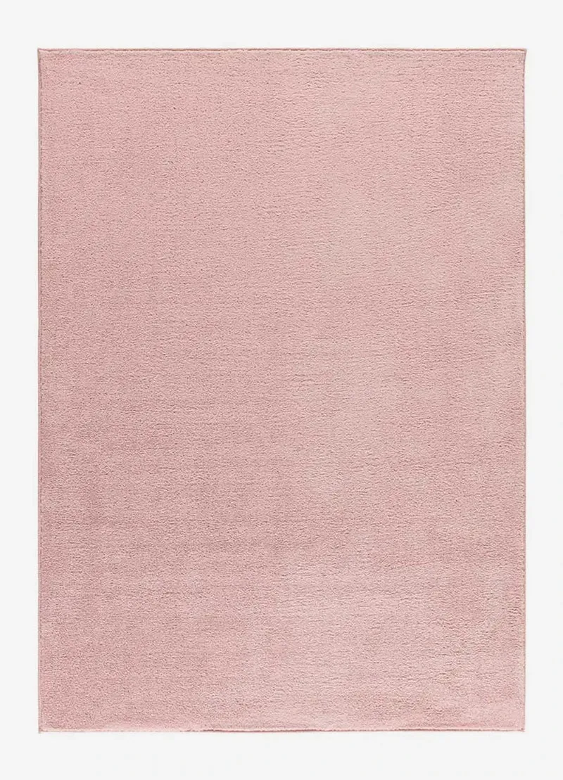 Coraline plain rug in minimalist style, pink
