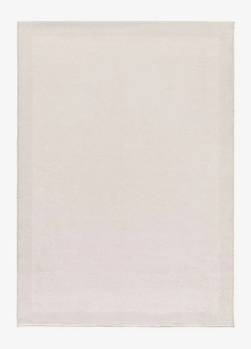 Coraline plain rug in minimalist style, white