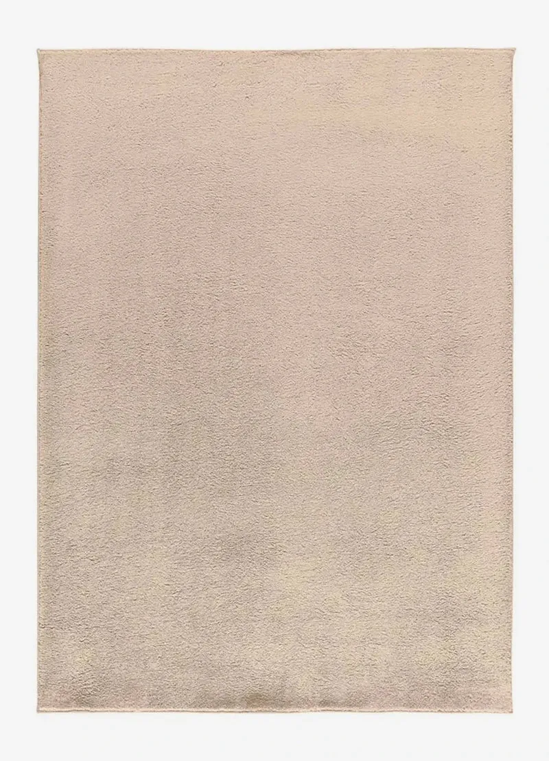 Coraline plain rug in minimalist style, beige