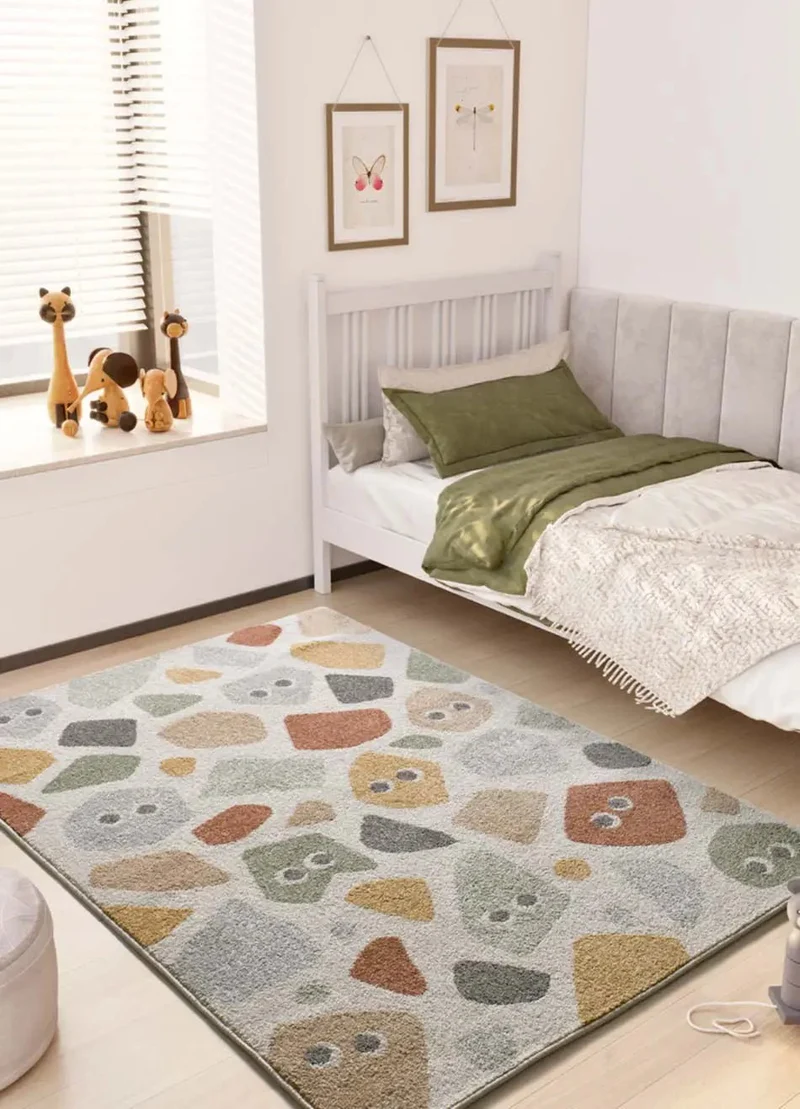 Beats 40495 children's rug with cheerful pebbles, multicolour