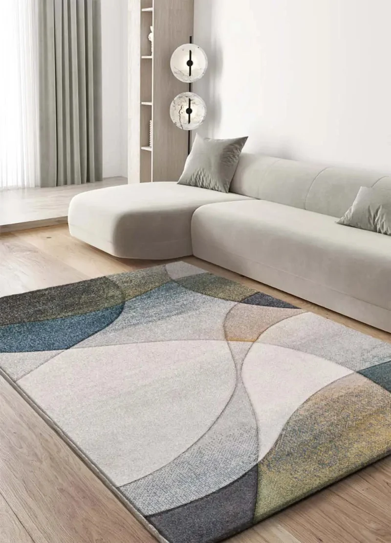 Badet 40377 rug in abstract style, grey