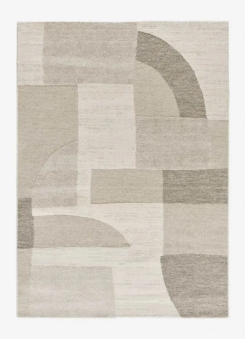 Verona 2294 rug in geometric style, embossed, cream