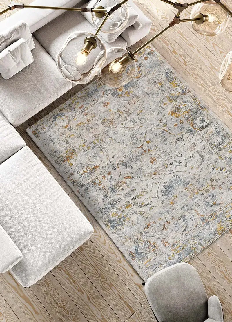 Springs 3898 rug in vintage style, multicolour