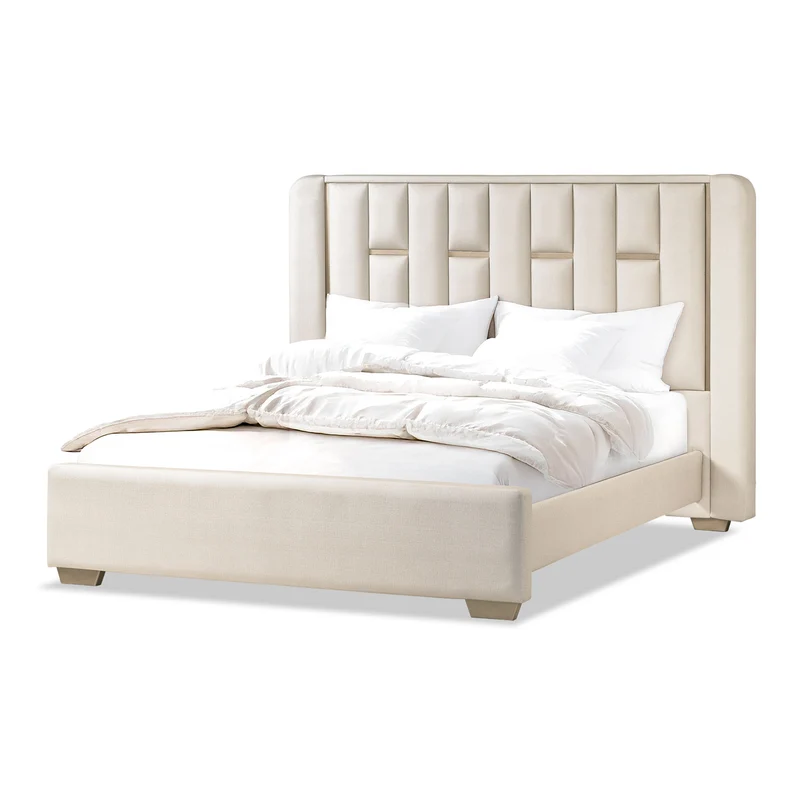 Combo Cama Doble Sevilla Eurolino Premier Perla, Champaña + Colchón Infinit Pillow Top