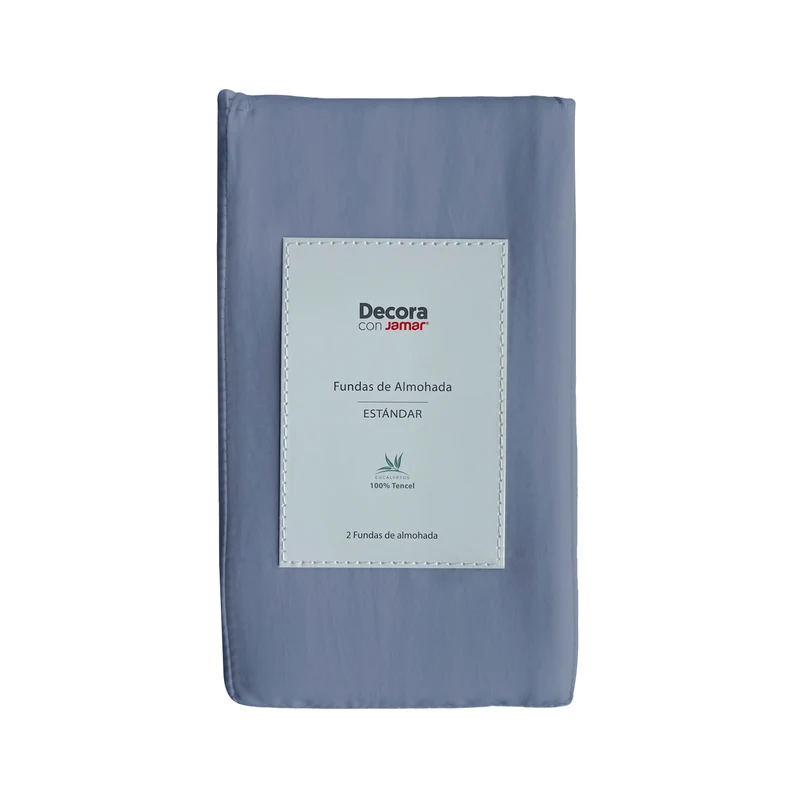 Funda Almohada Azul 49X69Cm 100% Tencel