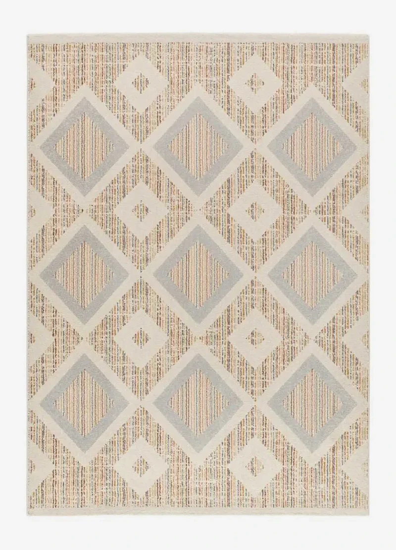 Siroco 16804 rug in geometric style, multicolour