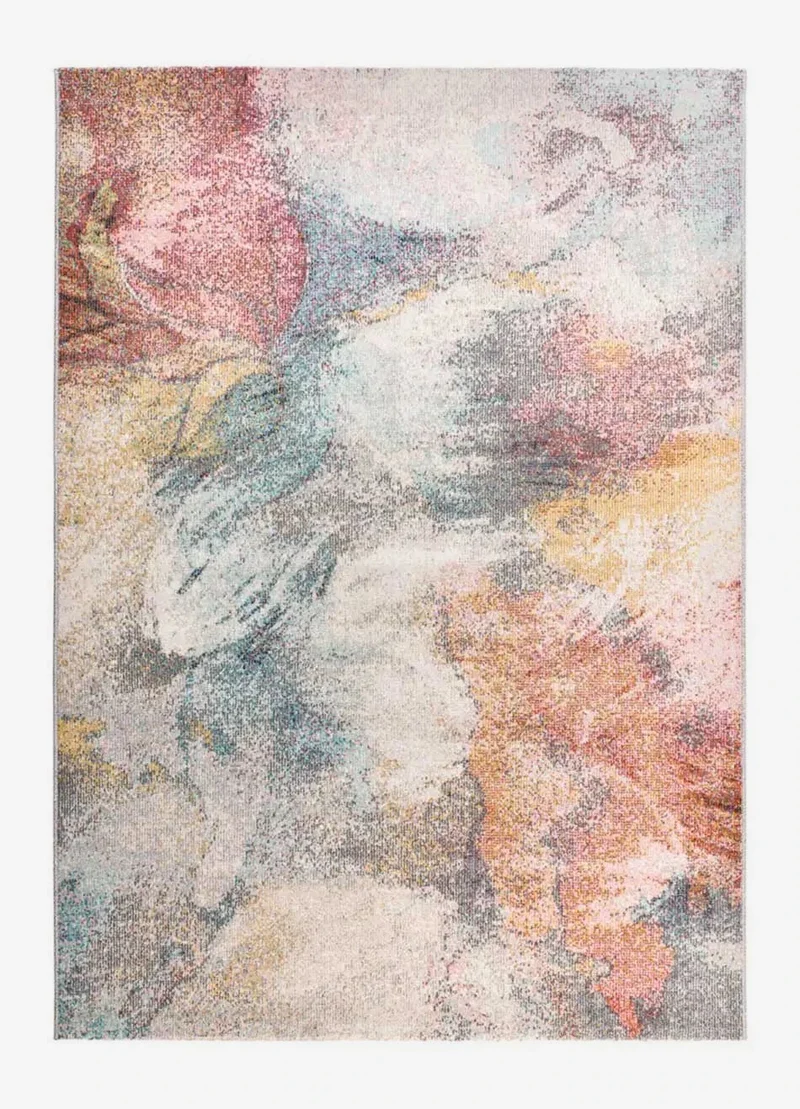 Samara 54575 rug in abstract style, multicolour