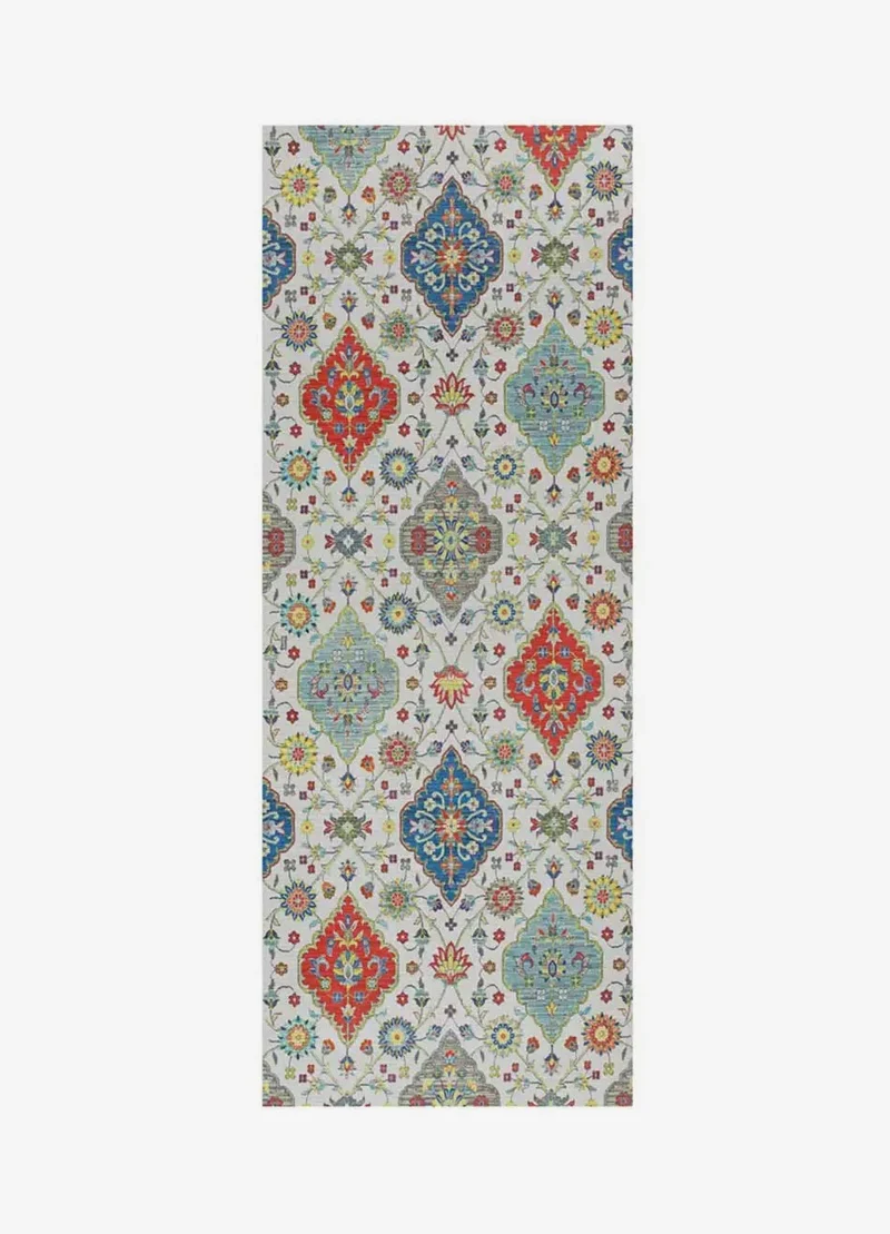 Ricci Bósforo kitchen rug with bohemian print, multicolour
