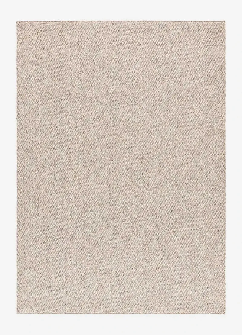 Petra plain rug in minimalist style, cream