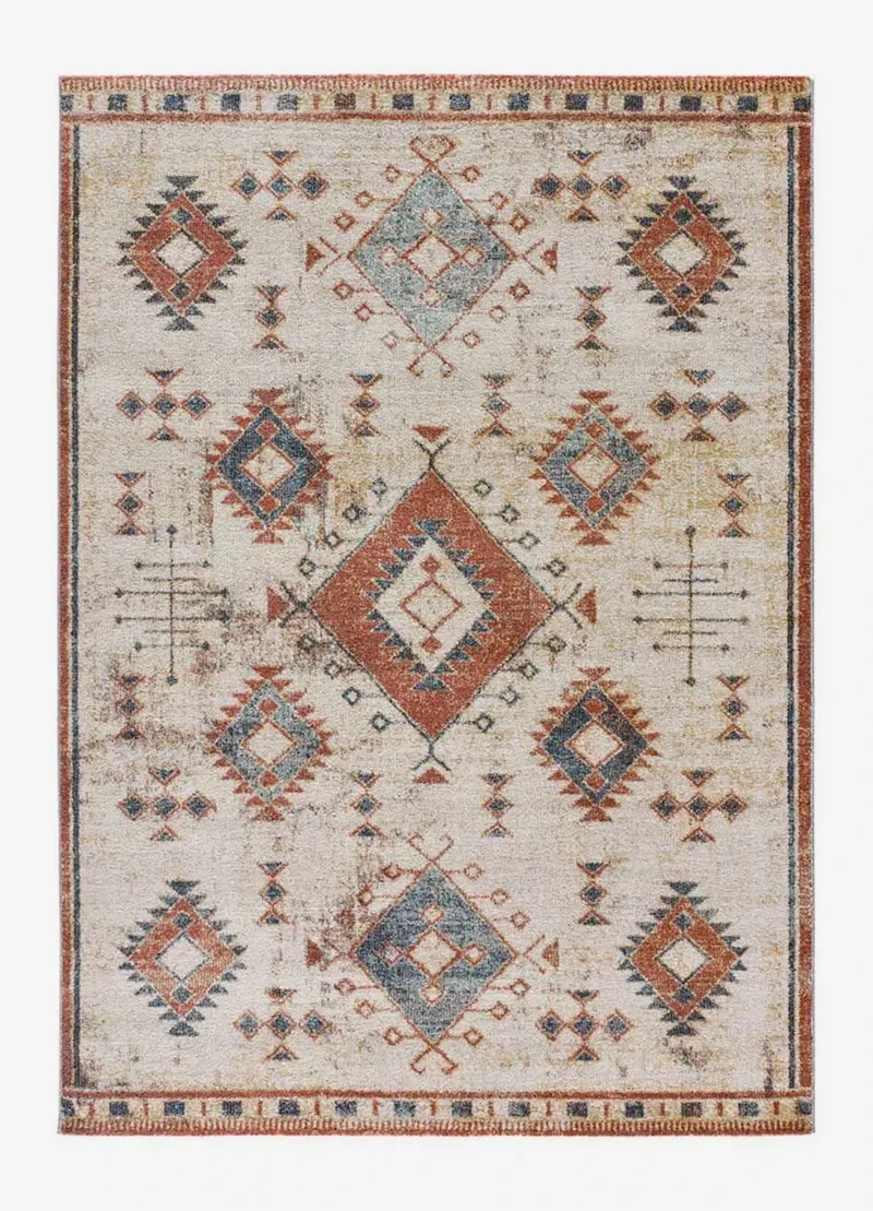 Parma 54553 rug in ethnic style, rust