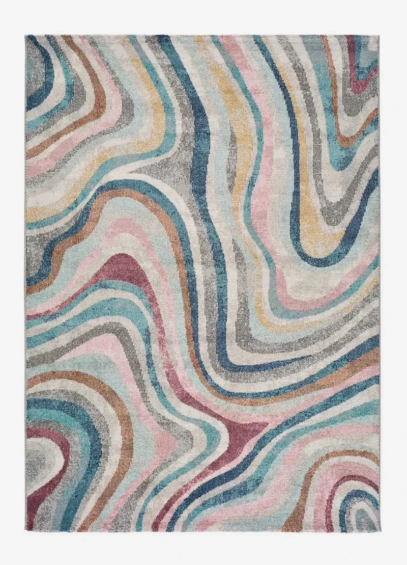 Parma 20055 rug in abstract style, multicolour
