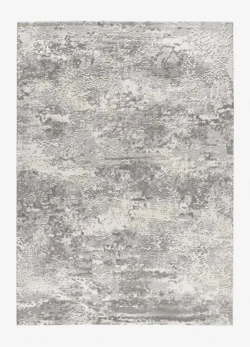Oris 4222 rug in abstract style, grey