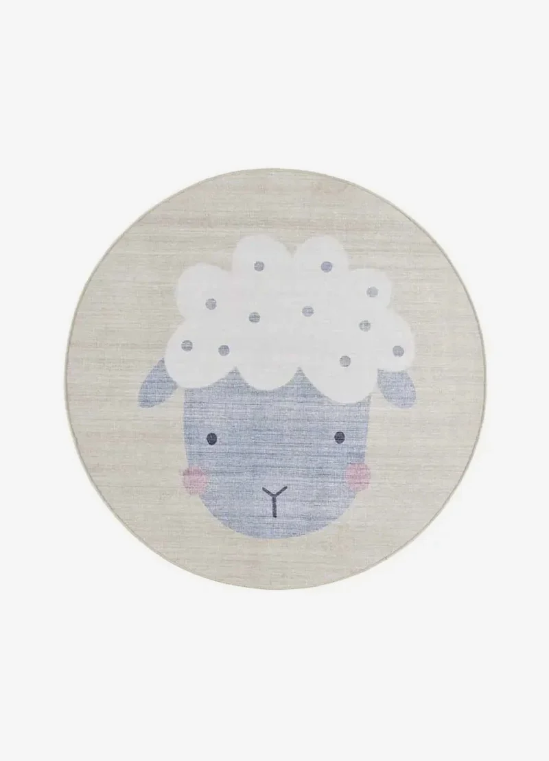 Candy 24063 children's rug with sheep in cream