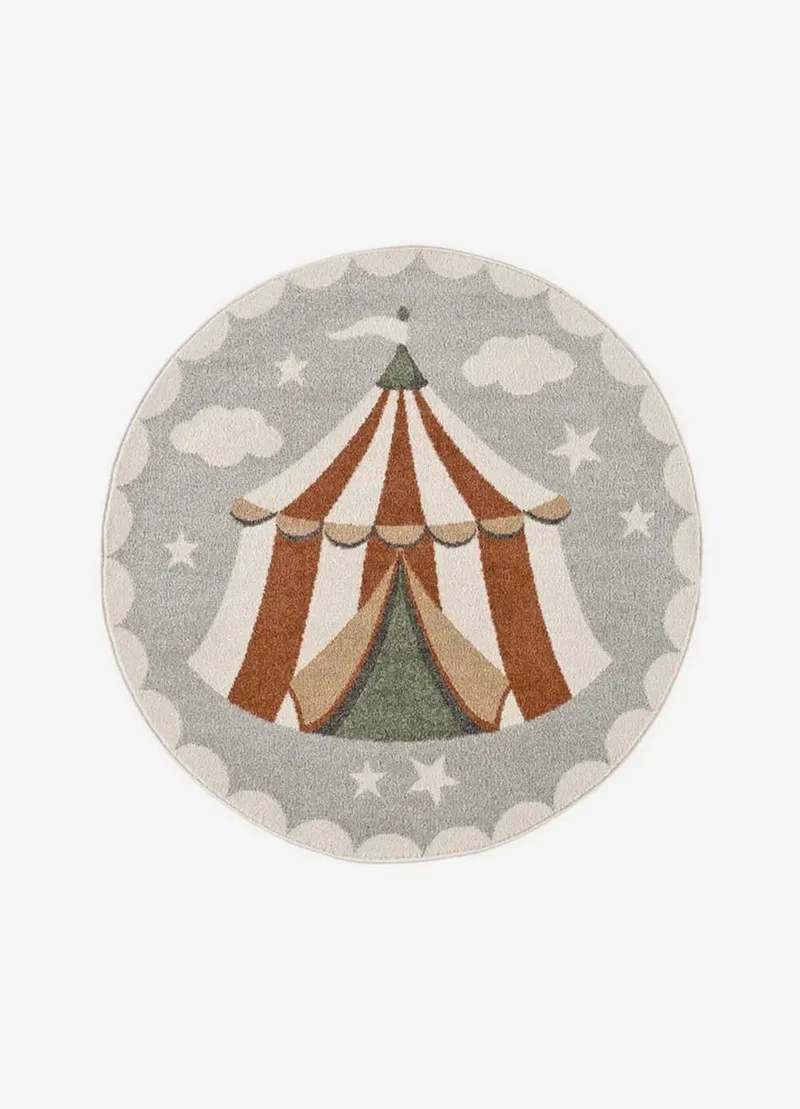 Beats 40486 children's rug with circus design in grey