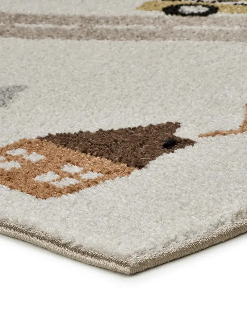 Kids' rug Beats 40266 with cars and roads in multicolor