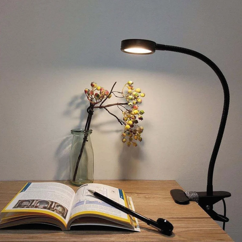 Lampara De Mesa 16X15 Led Dava Negra