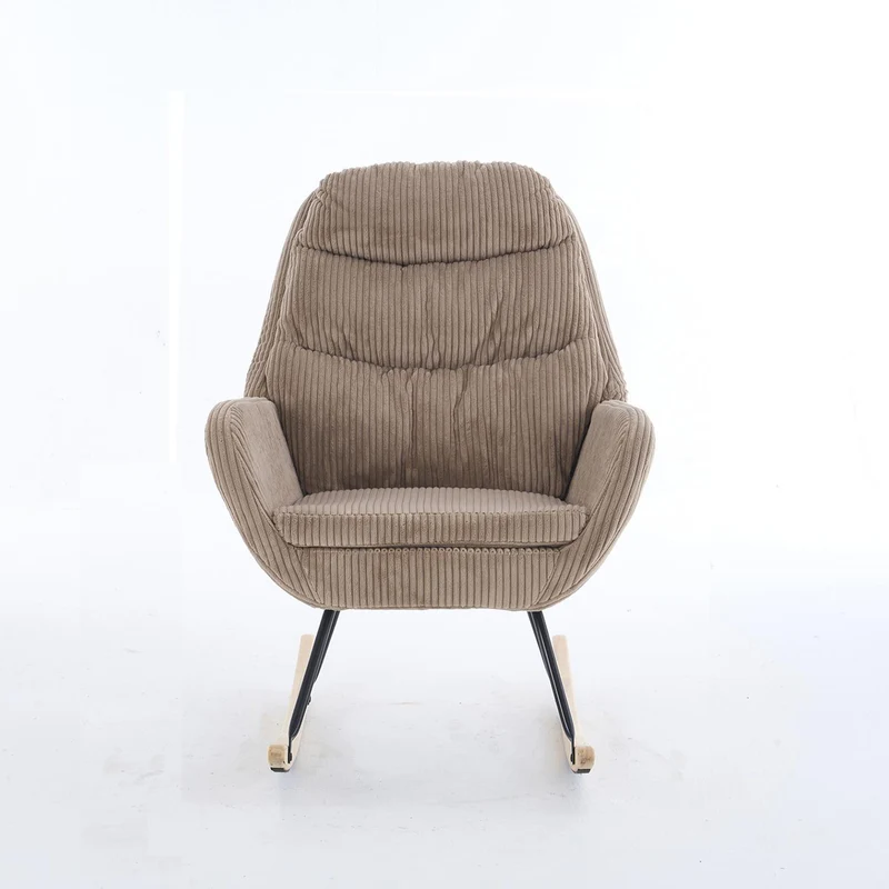 Mecedora Nala Velvet Caramelo 74X94X96