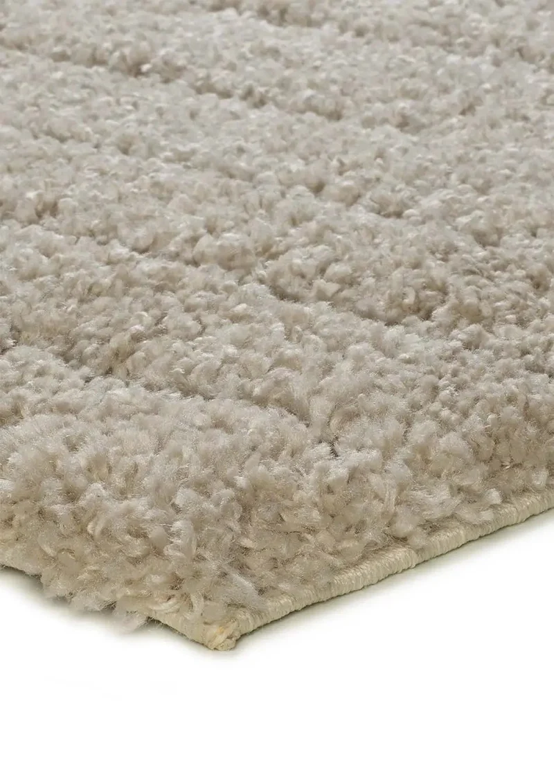 Atesa 80366 shaggy Scandinavian style rug in cream color