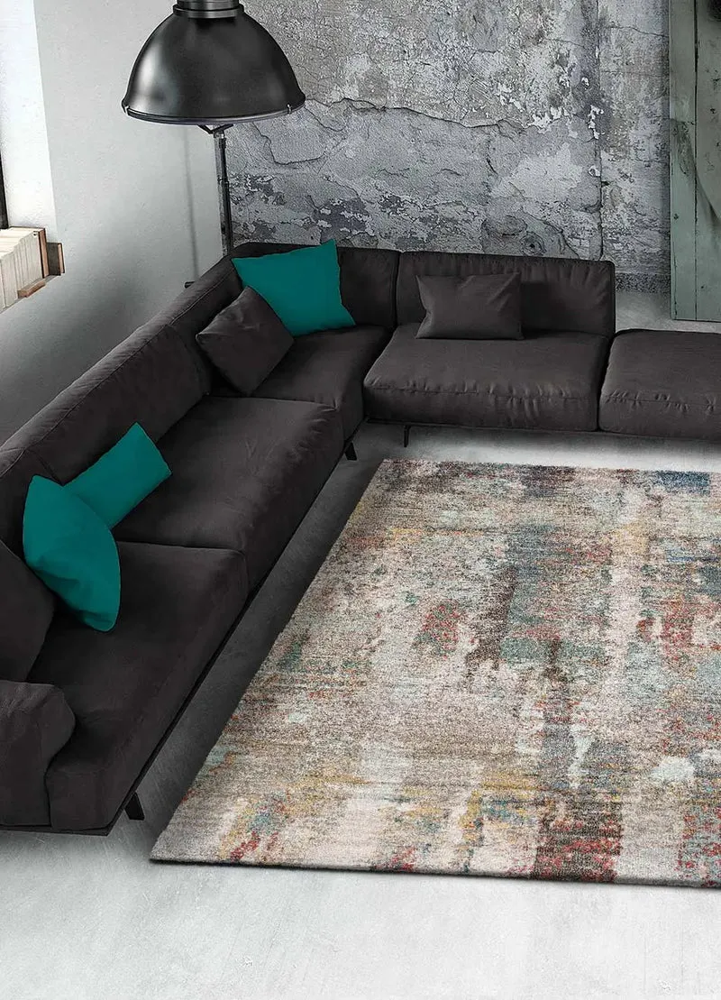 Amira rug 20073 with abstract style in multicolor